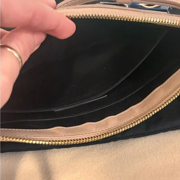 Saint Laurent YSL “Teen” Monogram Tassle Blush Leather Small Crossbody Bag - Picture 12 of 14